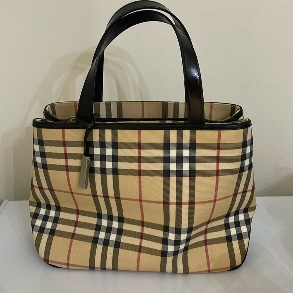Burberry Nova check tote bag Original/Authentic Medium size - Picture 1 of 7